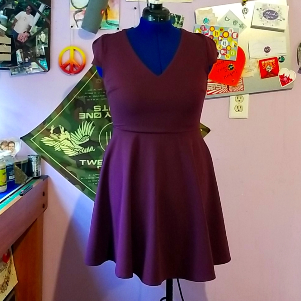 Maroon dress